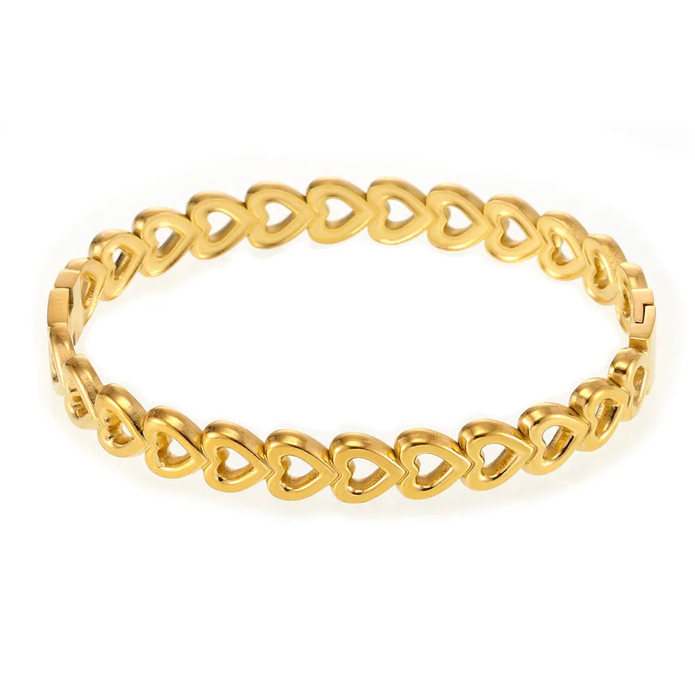 Stainless Steel Heart Bracelet