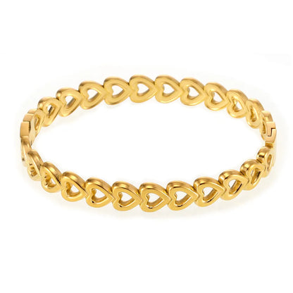 Stainless Steel Heart Bracelet
